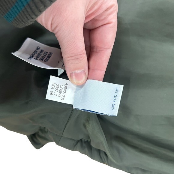 Plaid Wool Blend Puffer Vest L Green Brown Outdoor Workwear Rustic Winter Layer - Picture 7 of 7